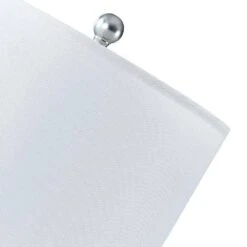 23.5 In. Blue Coastal Dimmable Ceramic Bedroom Living Room Bedside Desk Nightstand Table Lamps (Set Of 2) -Lamp Parts blue maxax table lamps t198 bu 77 1000