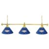 Las Vegas 3-Light Blue Billiard Lamp -Lamp Parts blue trademark global pool table lights lv603 64 1000