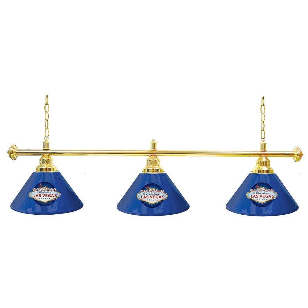 Las Vegas 3-Light Blue Billiard Lamp 3 Las Vegas 3-Light Blue Billiard Lamp