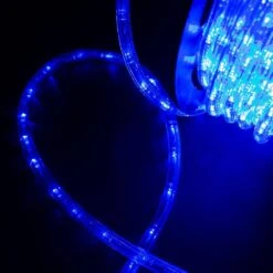 Outdoor 150 Ft. 110-Volt Plug-In Blue Color Changing Light LED Rope Light -Lamp Parts blue walsport rope lights usli1003bl fa 1000
