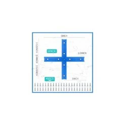 Double Cut Profile Blue Single Circuit Track Lighting Connector 6-Pack -Lamp Parts blue yichuhaoxi track lighting connectors 26727fph033 4f 1000