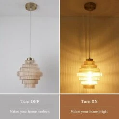 1-Light Brass And Amber Simple Vintage Pendant Light With Glass Shade -Lamp Parts brass amber adsensty pendant lights hd3 1bram d7002 a0 1000