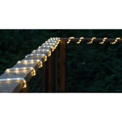 Outdoor/Indoor 100 Ft. L 120V Plug-In Warm White LED Rope Light -Lamp Parts brightlux rope lights al05 100ft ww 1 5 b e1 1000