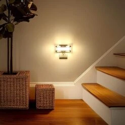 Dimmable Brightness Night Light With Dusk To Dawn Sensor,Soft White 3000K 0-250LM For Bedroom, Stairwell[2-Pack] -Lamp Parts briignite night lights hr gy06502us 2ap3 c3 1000