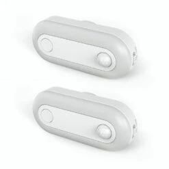 [2-Pack]Plug-in Motion Sensor Dusk To Dawn LED Night Light, Soft White 3000K Dimmable 30/60/100LM For Hallway, Bedroom