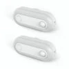 6-Pack White 1W Plug-in Motion Sensor Night Light Oval Track Style With 3-Mode Control And Warm 3000K LED Lighting -Lamp Parts briignite night lights hr gy11902us 6ap3 64 1000