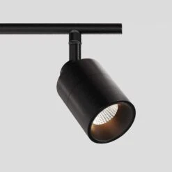 Shura Bronze Integrated LED Fixed Track Light, Rotatable Cylinder Heads, 3 Ft. Track Lighting Kit, 3000 K, 2240 Lumens -Lamp Parts bronze 3000k vidalite track lighting kits ce1060079 4f 1000