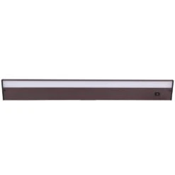 36 In. Hardwired/Plug-in Bronze Finish Dimmable Warm White Integrated LED Linkable Under Cabinet Light