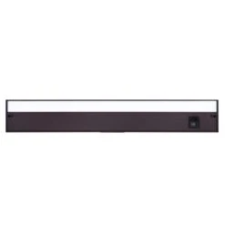 24 In. Hardwired/Plug-in Bronze Finish Dimmable Integrated LED Adjustable White CCT Linkable Under Cabinet Light