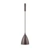 Bronze LED Flex Pendant With Metal Shade -Lamp Parts bronze hampton bay track lighting heads 3p17198 bz 64 1000