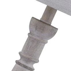 27 In. Brown Vintage Dimmable Resin Bedroom Living Room Bedside Desk Nightstand Table Lamps USB Port (Set Of 2) -Lamp Parts brown maxax table lamps t195 bn 4f 1000