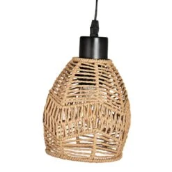 65.05 In. 3-Light Brown Boho Rattan Tree Standing Floor Lamps With Shades -Lamp Parts brown uixe floor lamps ssl 62430 44 1000