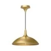Abel 14 In. 1 Light 60-Watt Brushed Gold Pendant Light