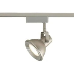 LED Brushed Nickel Restoration Style Linear Track Lighting Head