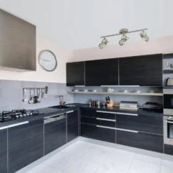 Globe Electric Samara Collection 3-Light Brushed Nickel Track Lighting With Dimmable 50-Watt LED GU10 Bulb Included 12 Globe Electric Samara Collection 3-Light Brushed Nickel Track Lighting With Dimmable 50-Watt LED GU10 Bulb Included -Lamp Parts brushed nickel globe electric track lighting kits 58959 4f 1000