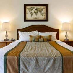 19 In. Touch Brushed Nickel Bedside Table Lamp, 3 Way Dimmable Nightstand Lamps With Linen Lampshade For Living Room -Lamp Parts brushed nickel gtclighting table lamps w 2tl 98008c 4f 1000