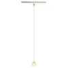 Brushed Nickel Miniature Pendant Track Lighting Fixture
