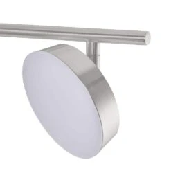 Pratford 2.6 Ft. 4-Light Brushed Nickel Integrated LED Fixed Track Lighting Kit -Lamp Parts brushed nickel hampton bay track lighting kits 23055 000 40 1000