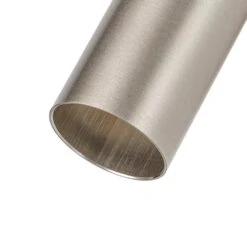 Parroco 1-Light Less Than 2 Ft. Brushed Nickel Track Lighting Kit Cylinder Track Head Hard Wired Task Lighting -Lamp Parts brushed nickel huoku track lighting kits pd1070681 77 1000