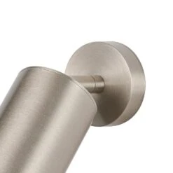 Parroco 1-Light Less Than 2 Ft. Brushed Nickel Track Lighting Kit Cylinder Track Head Hard Wired Task Lighting -Lamp Parts brushed nickel huoku track lighting kits pd1070681 d4 1000