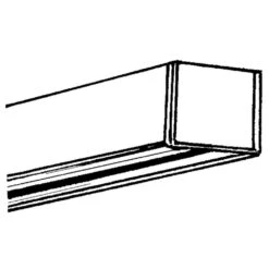 Alpha Trak 8 Ft. Brushed Nickel Track Section -Lamp Parts brushed nickel progress lighting track lighting rails p9105 09 4f 1000