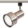 1-Light R30 Brushed Nickel Step Cylinder Track Lighting Head