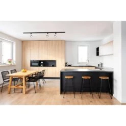 Brushed Nickel Integrated LED Linear Track Step Head 36° Beam Angle -Lamp Parts brushed nickel satco track lighting heads th499 31 1000