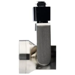 Lantern Brushed Nickel Integrated LED Fixed Track Step Head Light Fixture, 36° Beam Spread -Lamp Parts brushed nickel satco track lighting heads th663 4f 1000