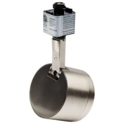 4 Ft. Brushed Nickel Integrated LED Ceiling Mounted Hardwired Track Lighting Kit With Round Head -Lamp Parts brushed nickel satco track lighting kits tk407 4f 1000