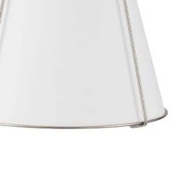 Haven 4-Light 15 In.W Brushed Nickel Modern Drum Pendant Light With Fabric Cover And Acrylic For Kitchen/Living Room 24 Haven 4-Light 15 In.W Brushed Nickel Modern Drum Pendant Light With Fabric Cover And Acrylic For Kitchen/Living Room -Lamp Parts brushed nickel white fabric huoku pendant lights pd1075231 4f 1000