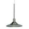 1-Light Brushed Steel Linear-Track Hanging Pendant -Lamp Parts brushed steel hampton bay pendant lights ec0780ba 64 1000