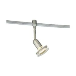 1-Light Brushed Steel Flex Track Head