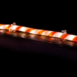 Home Accents Holiday Outdoor/Indoor 40 Ft. Line Voltage Soft White Integrated LED Rope Light Flexible Candy Cane Style Holiday Lights -Lamp Parts candy cane home accents holiday rope lights fg 03303 76 1000