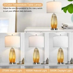 25 In. Table Lamps Set Of 2, Champagne Glass Bedside Lamp For Bedroom With USB C+A Ports (2 Bulbs Included) 11 25 In. Table Lamps Set Of 2, Champagne Glass Bedside Lamp For Bedroom With USB C+A Ports (2 Bulbs Included) -Lamp Parts champagne glass rottogoon table lamps hmlp352ay2 66 1000