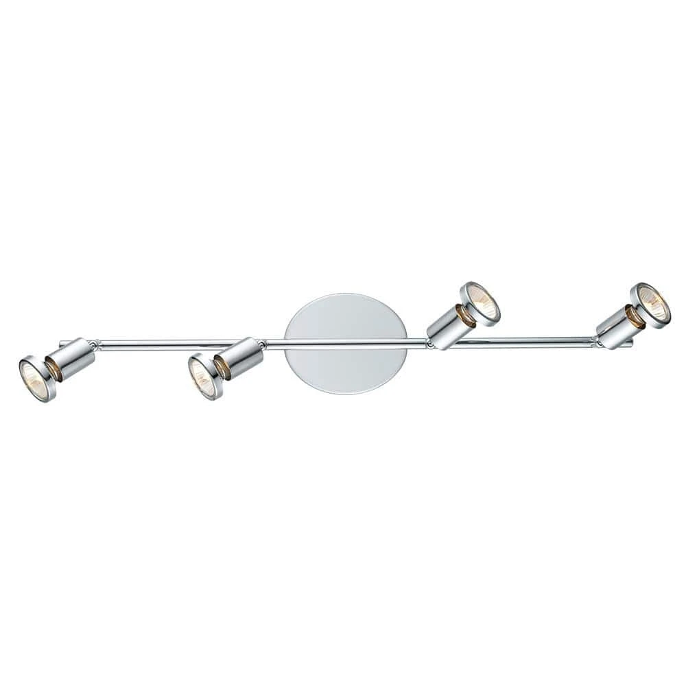 EGLO Buzz 2 2.1 Ft. 4-Light Chrome Track Lighting Kit 3 EGLO Buzz 2 2.1 Ft. 4-Light Chrome Track Lighting Kit