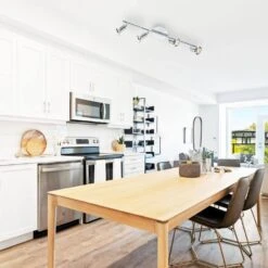 EGLO Buzz 2 2.1 Ft. 4-Light Chrome Track Lighting Kit 16 EGLO Buzz 2 2.1 Ft. 4-Light Chrome Track Lighting Kit -Lamp Parts chrome eglo track lighting kits 200401a 76 1000