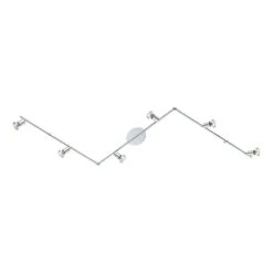 EGLO Buzz 2 6.2 Ft. 6-Light Chrome Track Lighting Kit