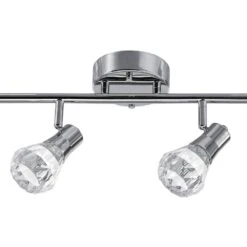 Globe Electric Mia 2.5 Ft. 4-Light Chrome Integrated LED Track Lighting Kit 11 Globe Electric Mia 2.5 Ft. 4-Light Chrome Integrated LED Track Lighting Kit -Lamp Parts chrome globe electric track lighting kits 59292 c3 1000