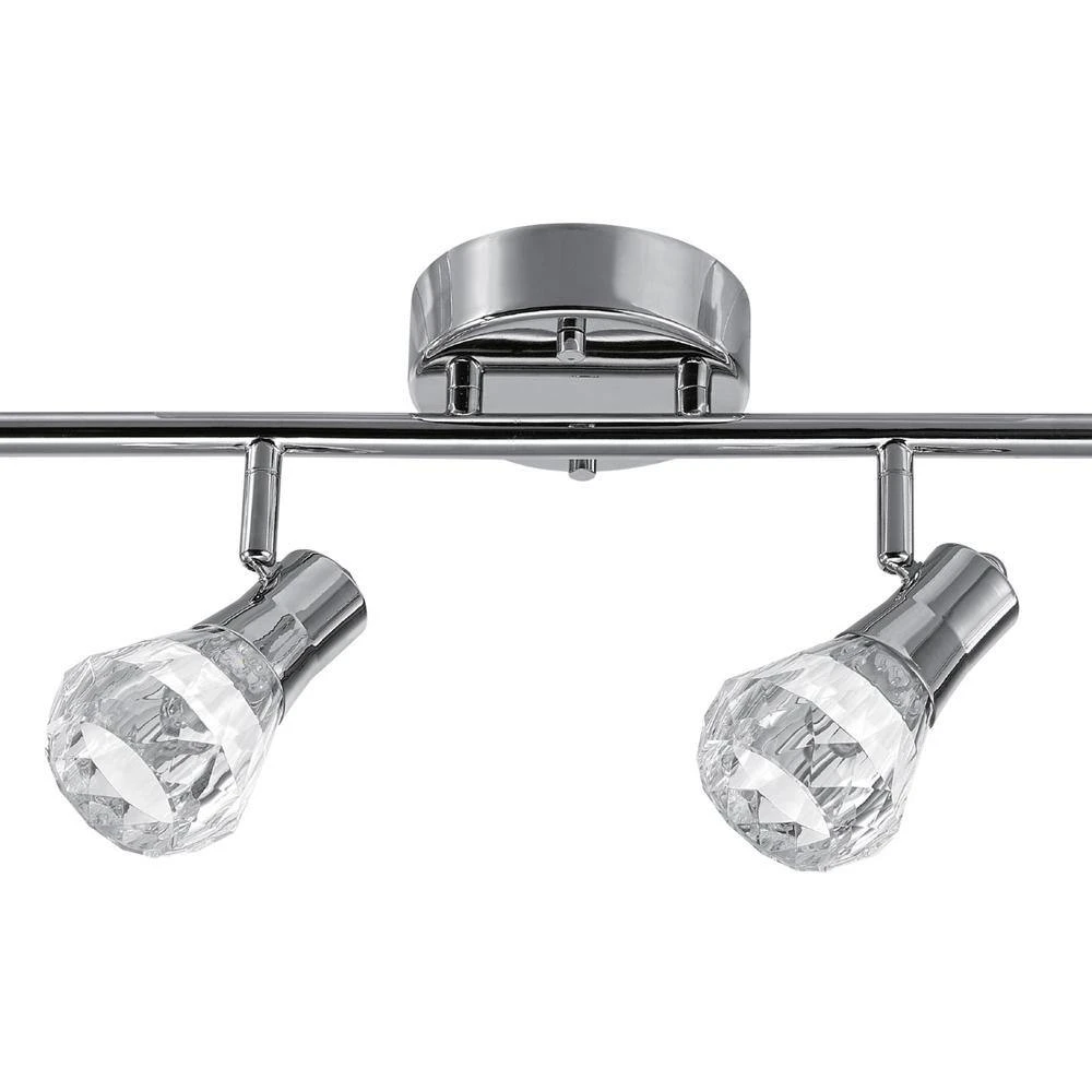 Globe Electric Mia 2.5 Ft. 4-Light Chrome Integrated LED Track Lighting Kit 5 Globe Electric Mia 2.5 Ft. 4-Light Chrome Integrated LED Track Lighting Kit - Image 3