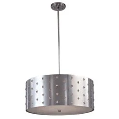 Bling Bling 4-Light Chrome Pendant