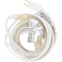 Indoor/Outdoor 6 Ft. White LED Rope Light Kit -Lamp Parts clear westek rope lights lrope6w fa 1000