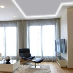 12 In. (30 Cm) Linkable RGBW Indoor LED Flexible Tape Light Kit (4-Strip Pack) -Lamp Parts commercial electric led strip lights 17898 c3 1000