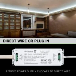 16 Ft. LED Tunable White Tape Light Kit- Under Cabinet Light -Lamp Parts commercial electric led strip lights 421510 fa 1000