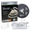 16 Ft. LED AC Dimmable White Tape Light Kit Under Cabinet Light -Lamp Parts commercial electric led strip lights 421511 64 1000