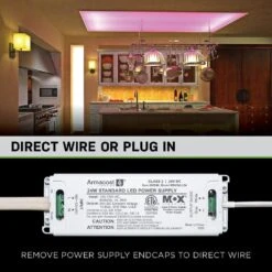 16 Ft. LED White And RGB Tape Light Kit- Under Cabinet Light -Lamp Parts commercial electric led strip lights 423510 fa 1000