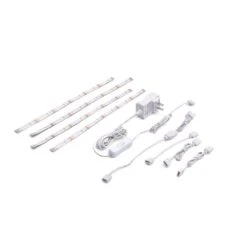 12 In. Lnkble Warm White LED Strip Light Kit (4 Strip Pack)
