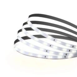 16 Ft. Plug-In/Hardwire Cuttable/Linkable Integrated LED Tunable White Indoor Under Cabinet Tape Strip Light W/Remote -Lamp Parts commercial electric led strip lights tape192 cct hd 4f 1000