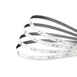 16 Ft. Plug-In/Hardwire Cuttable/Linkable Integrated LED RGB/White Indoor Under Cabinet Tape Strip Light W/Remote -Lamp Parts commercial electric led strip lights tape192rgb3k hd 4f 1000