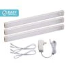 Black & Decker 9 In. LED Cool White 4000K, Dimmable, 3-Bar Under Cabinet Lights Kit With Hands-Free On/Off (Tool-Free Plug-in Install) -Lamp Parts cool white 3 bar kit black decker under cabinet bar lights leduc9 3ck 64 1000