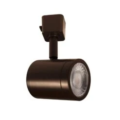 Charge Dark Bronze 5CCT Integrated LED Ceiling Hardwired Fixed Track Cylinder Head, H Track (2-Pack) -Lamp Parts dark bronze 2 pack wac limited track lighting heads h 8010 cs db 2 1f 1000